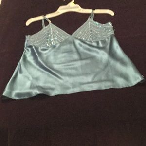 🥂🍾🥂NWOT Hush Hush Sequined Cami 100% Silk